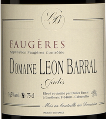 Domaine Leon Barral Faugeres Jadis 2020